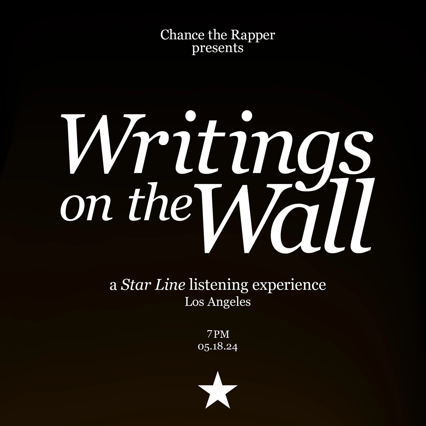 WRITINGS ON THE WALL — writings on the wall la