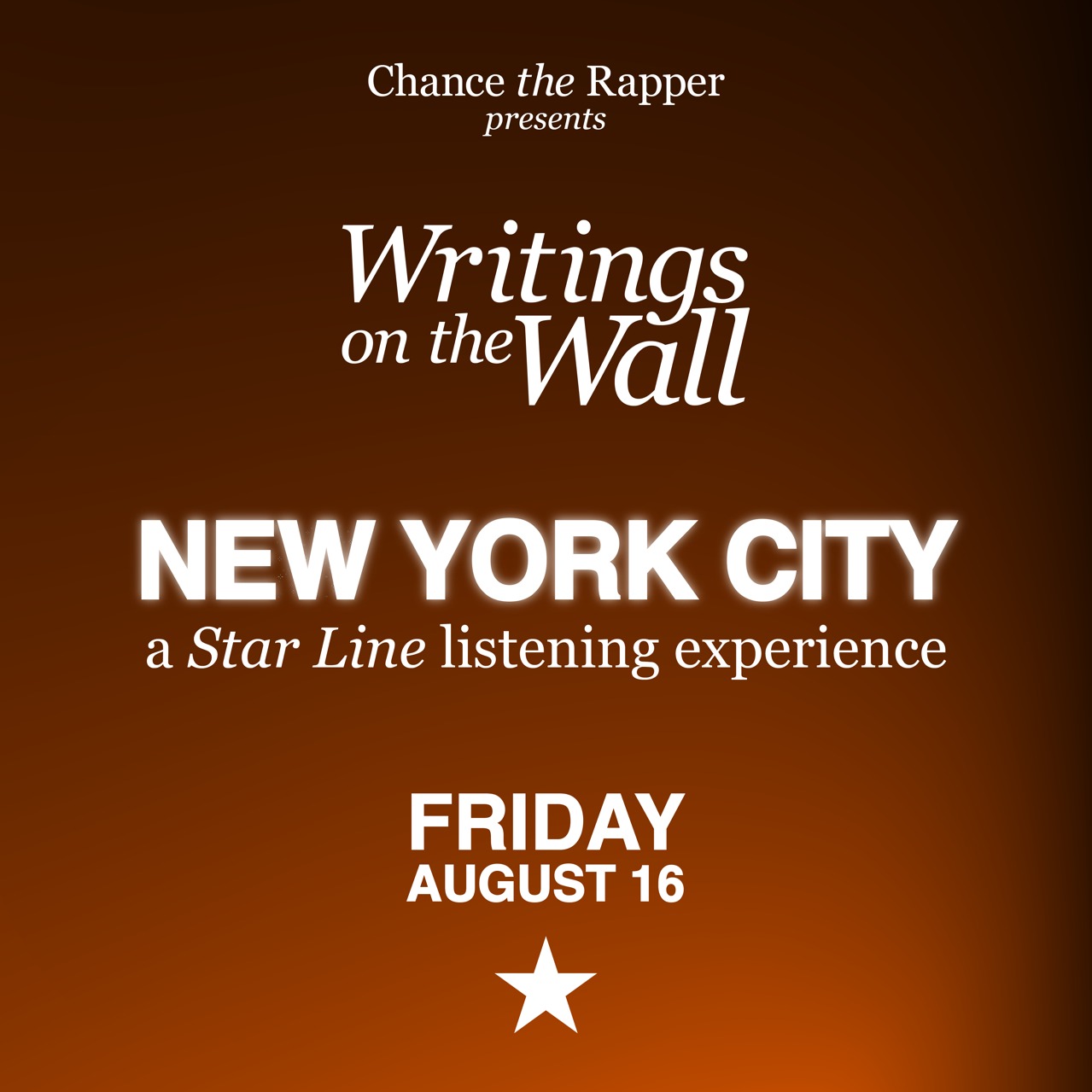 WRITINGS ON THE WALL — writings on the wall nyc